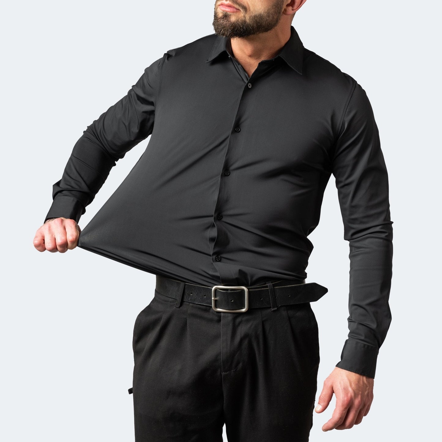 Chemise Homme Taille Slim pour Bureau et Quotidien