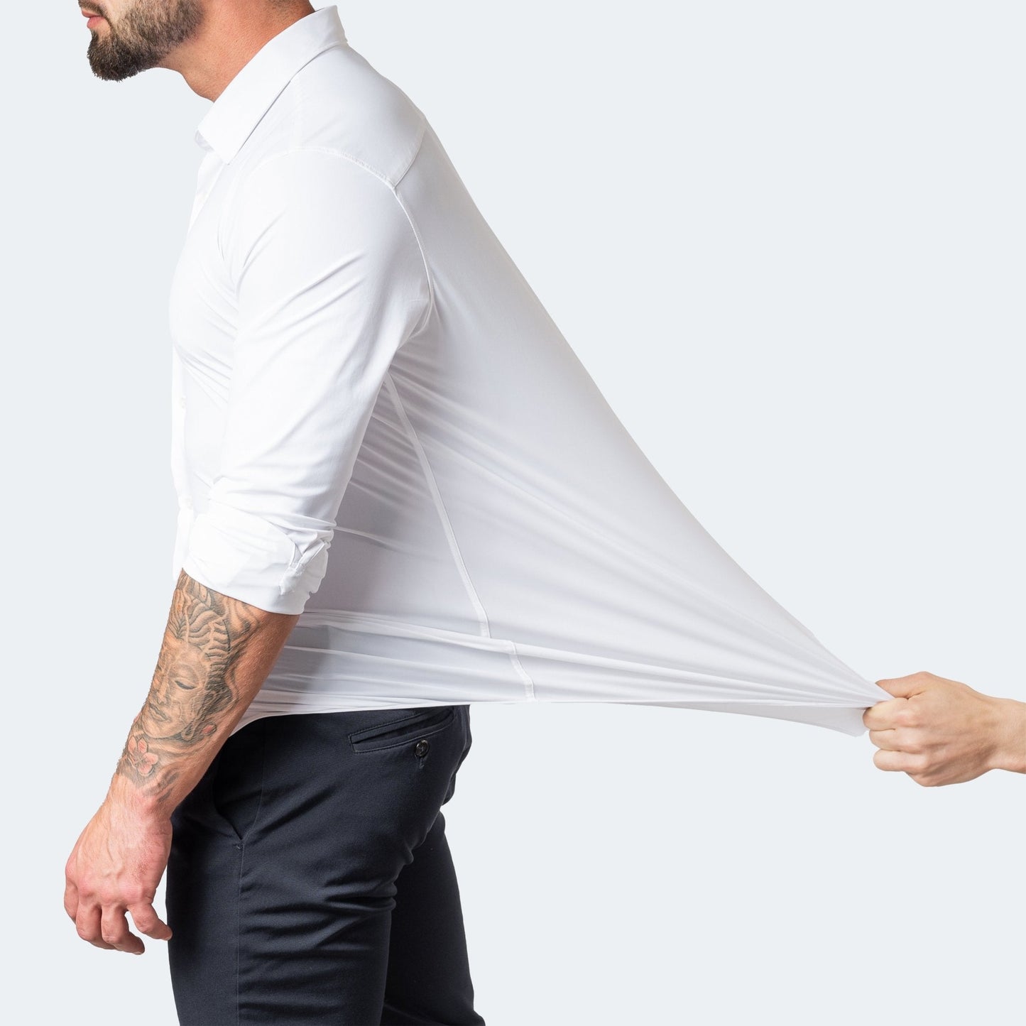 Chemise Homme Taille Slim pour Bureau et Quotidien