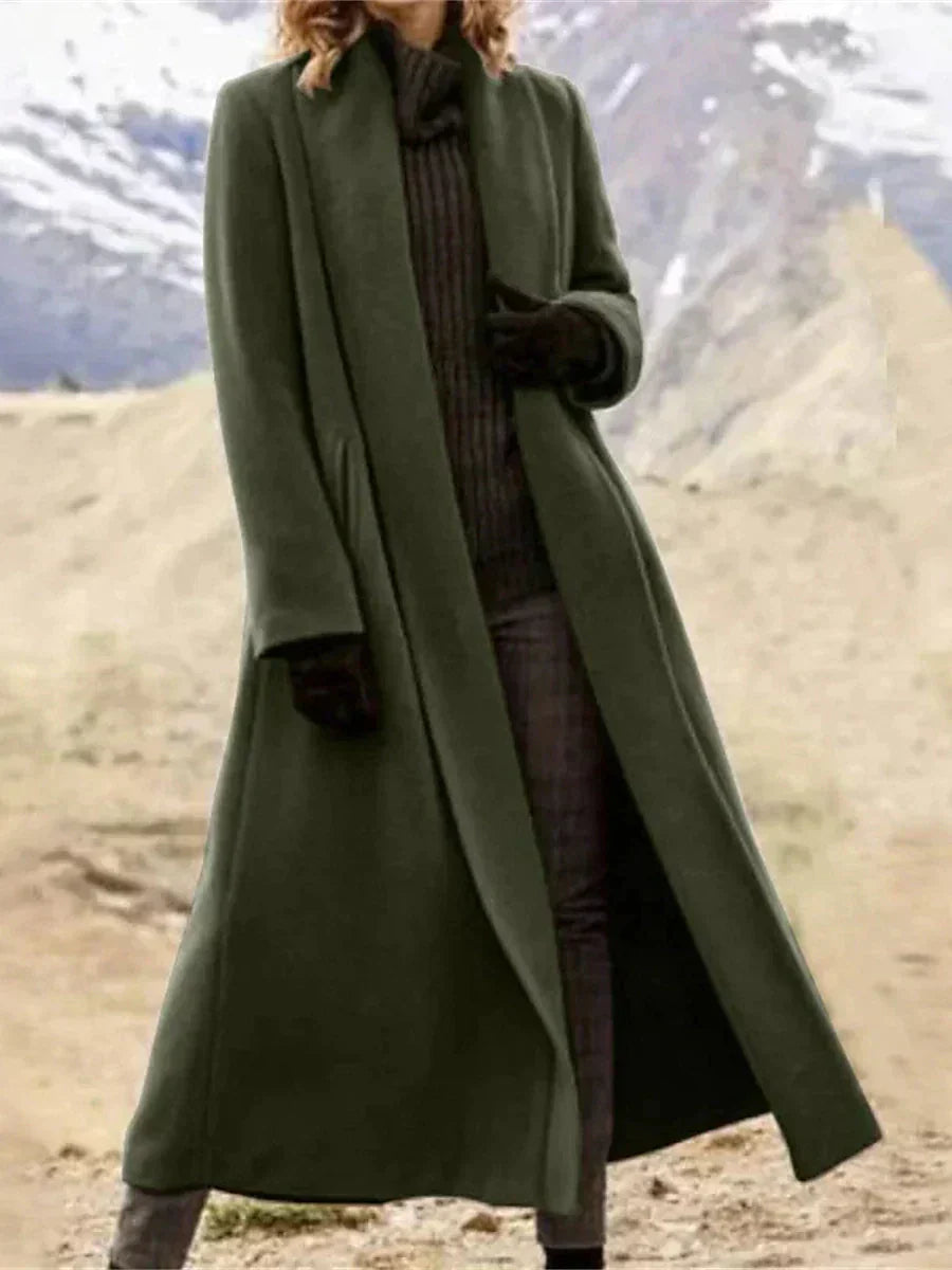Manteau Long Imperméable et Élégant pour Femme