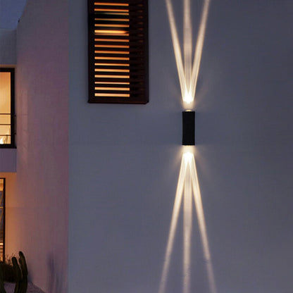 Lampe Murale Extérieure LED Noir Moderne - PanierRoyale