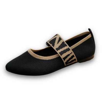 Ballerines Femmes Printemps à Lacets Décontractées