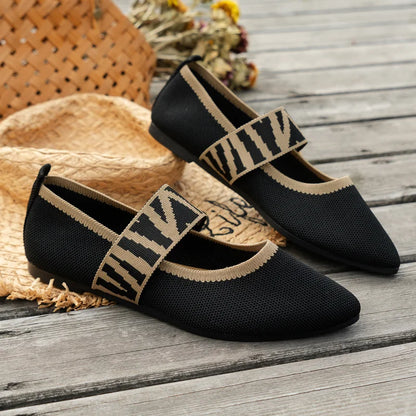 Ballerines Femmes Printemps à Lacets Décontractées