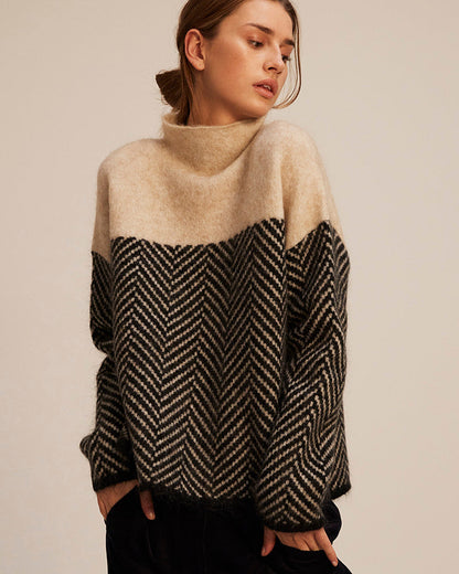 Pull Femme Laine Chaud Hivernal - PanierRoyale