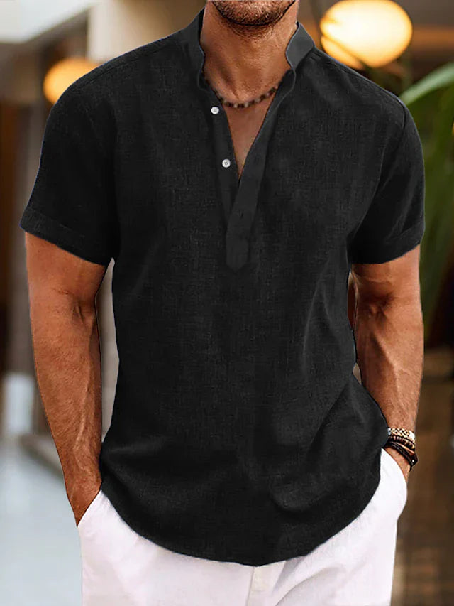Chemise Homme Légère Manches Courtes pour Été