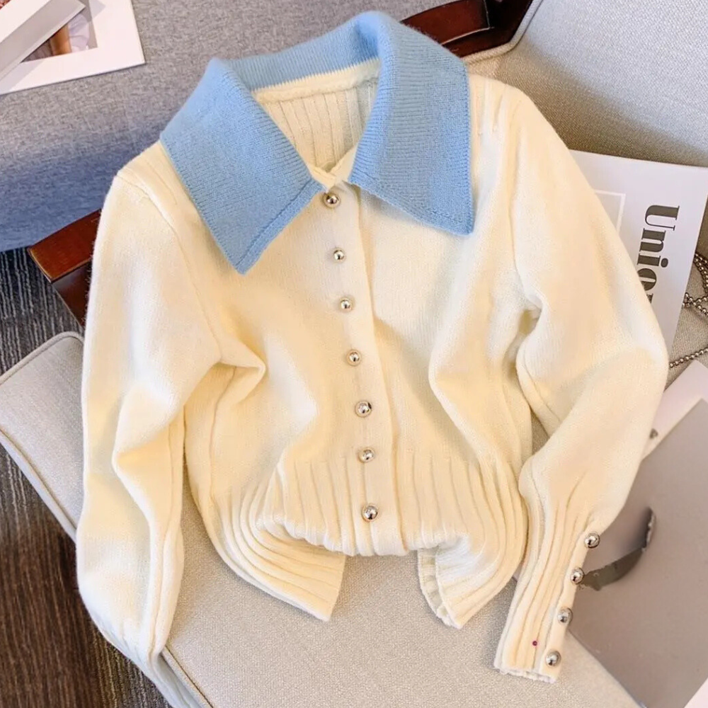NOELANI - Cardigan Tricoté pour Femmes