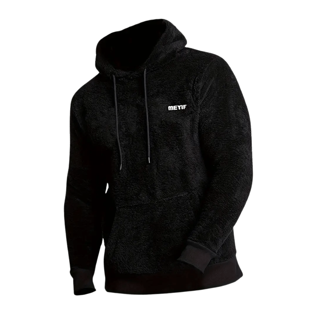 Sweat à capuche polaire doux et léger pour homme