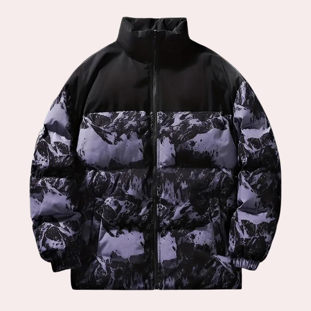 Veste d'Hiver Élégante Noire