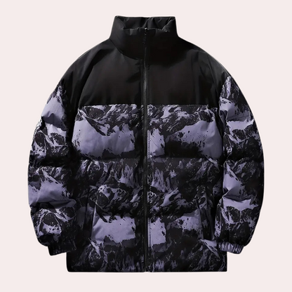 Veste d'Hiver Élégante Noire