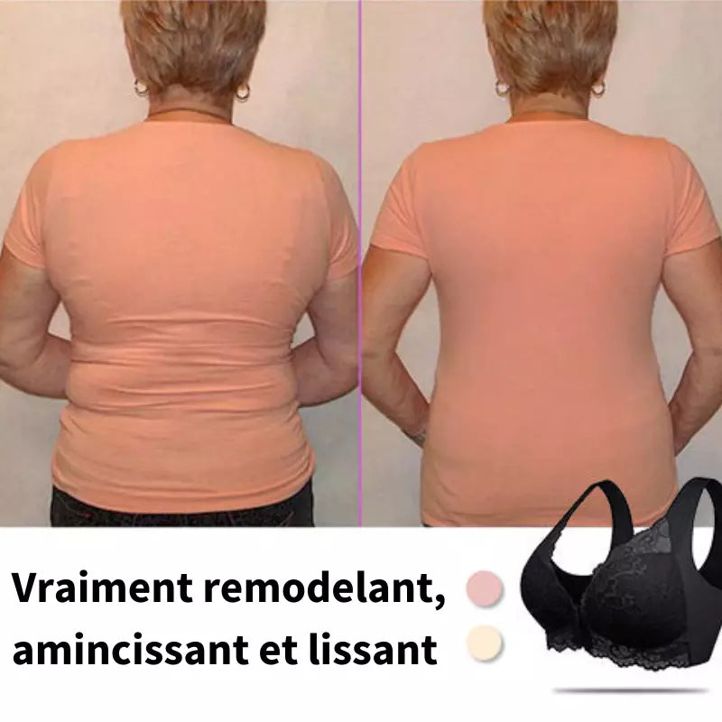 Soutien-gorge Femme Sans Fil Fermeture Frontale Confort Respirant