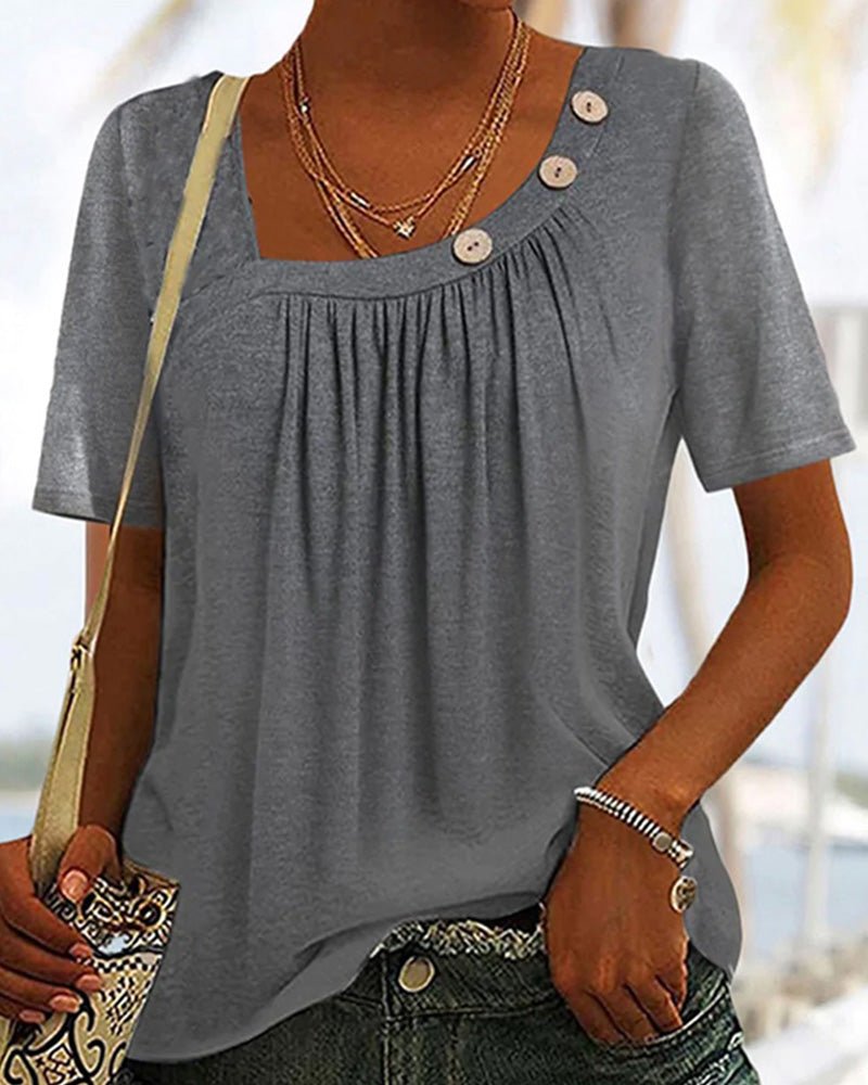 T-shirt Femme Coton Doux et Élégant - PanierRoyale