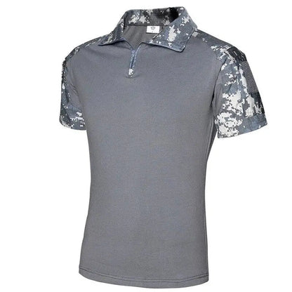 T-shirt Sport Décontracté Col Montant Zippé