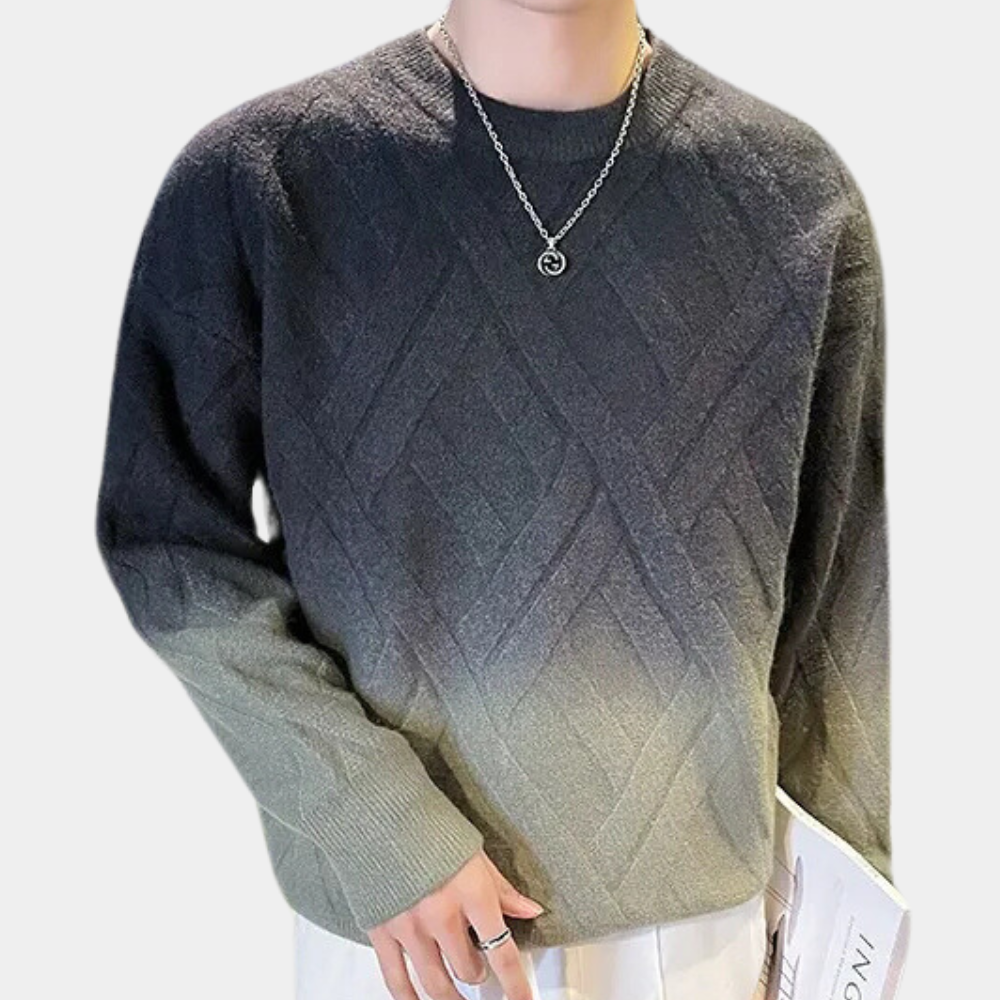 Pull Homme Noir Élégant et Tendance - PanierRoyale