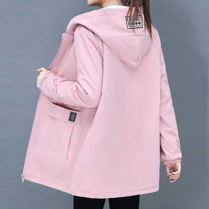 KALEIA - Manteau à Capuche pour Femmes