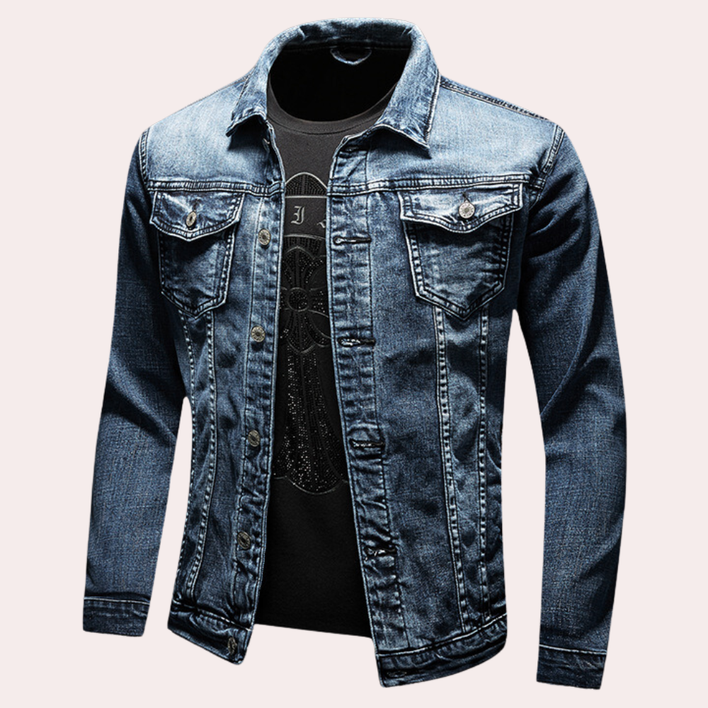 ROBIN - Veste en Denim Tendance pour Hommes