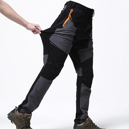 Pantalon Homme Étanche - Tissu Waterproof, Coupe Slim et Poches Utiles