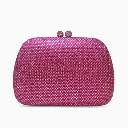 Sac Soirée Paillettes Rose avec Fermeture Clasp - BerlinGlamour