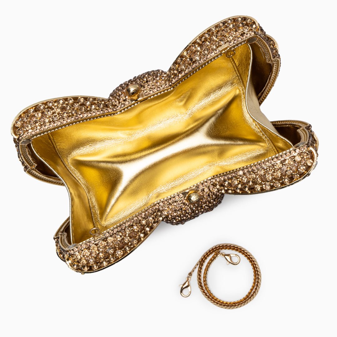 Sac Clutch Soirée Paillettes avec Fermeture Aimantée