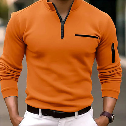 Polo Homme Rayé Élégant Slim Fit