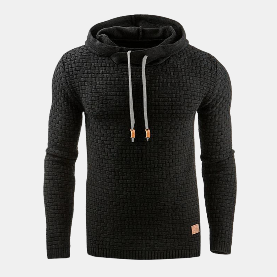 Pull à Capuche Homme Vintage à Motif