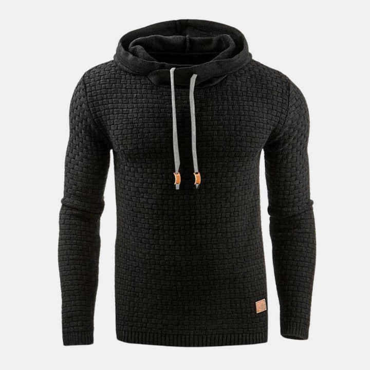 Pull à Capuche Vintage à Motif - vue 3