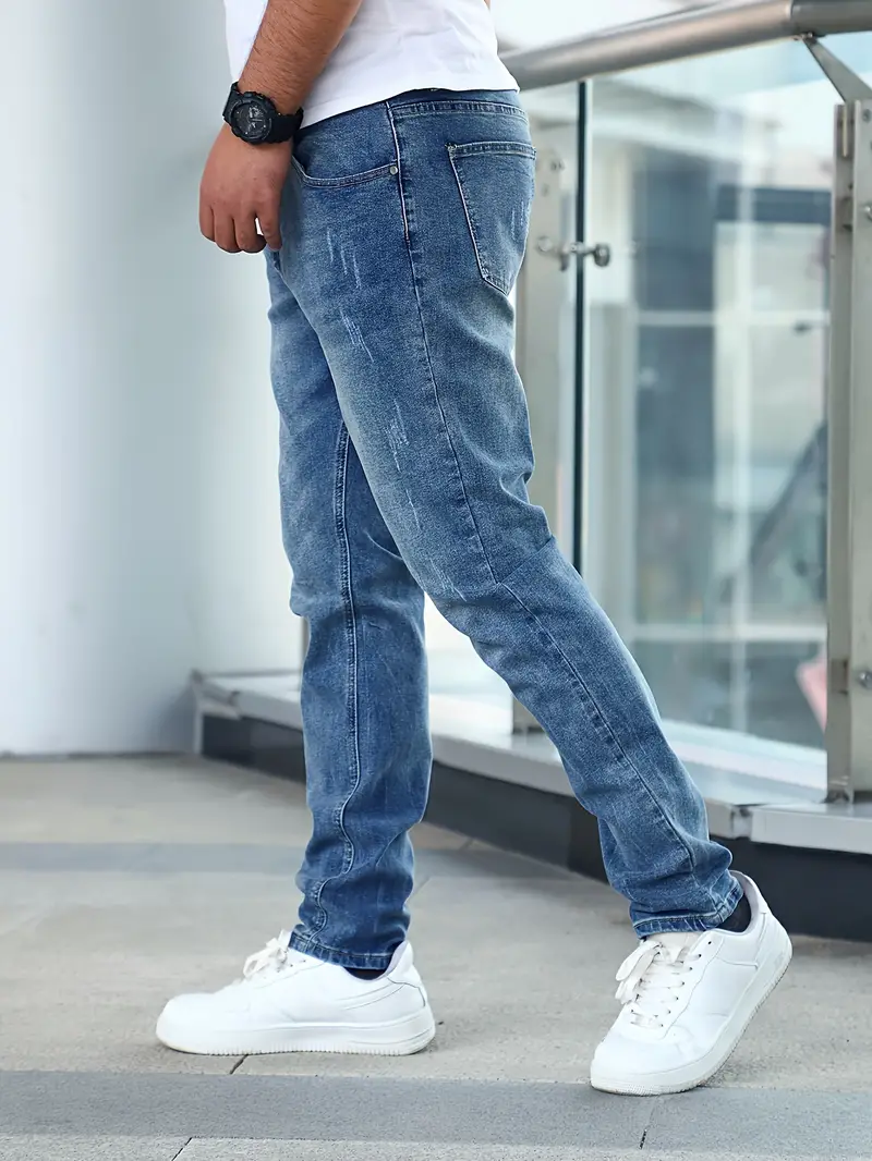 Jean Détente Homme Noir Comfortable
