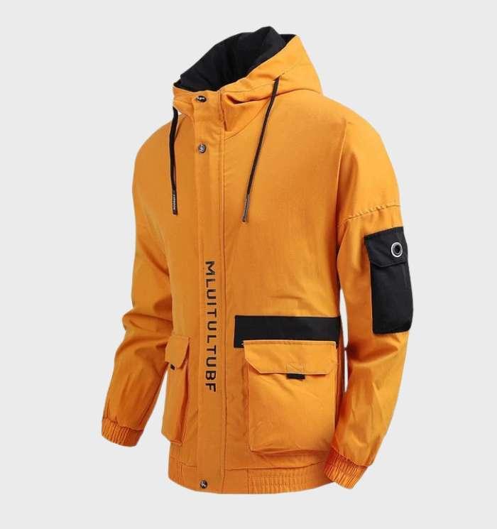Veste Hiver Homme Capuche et Poches Réversibles - PanierRoyale