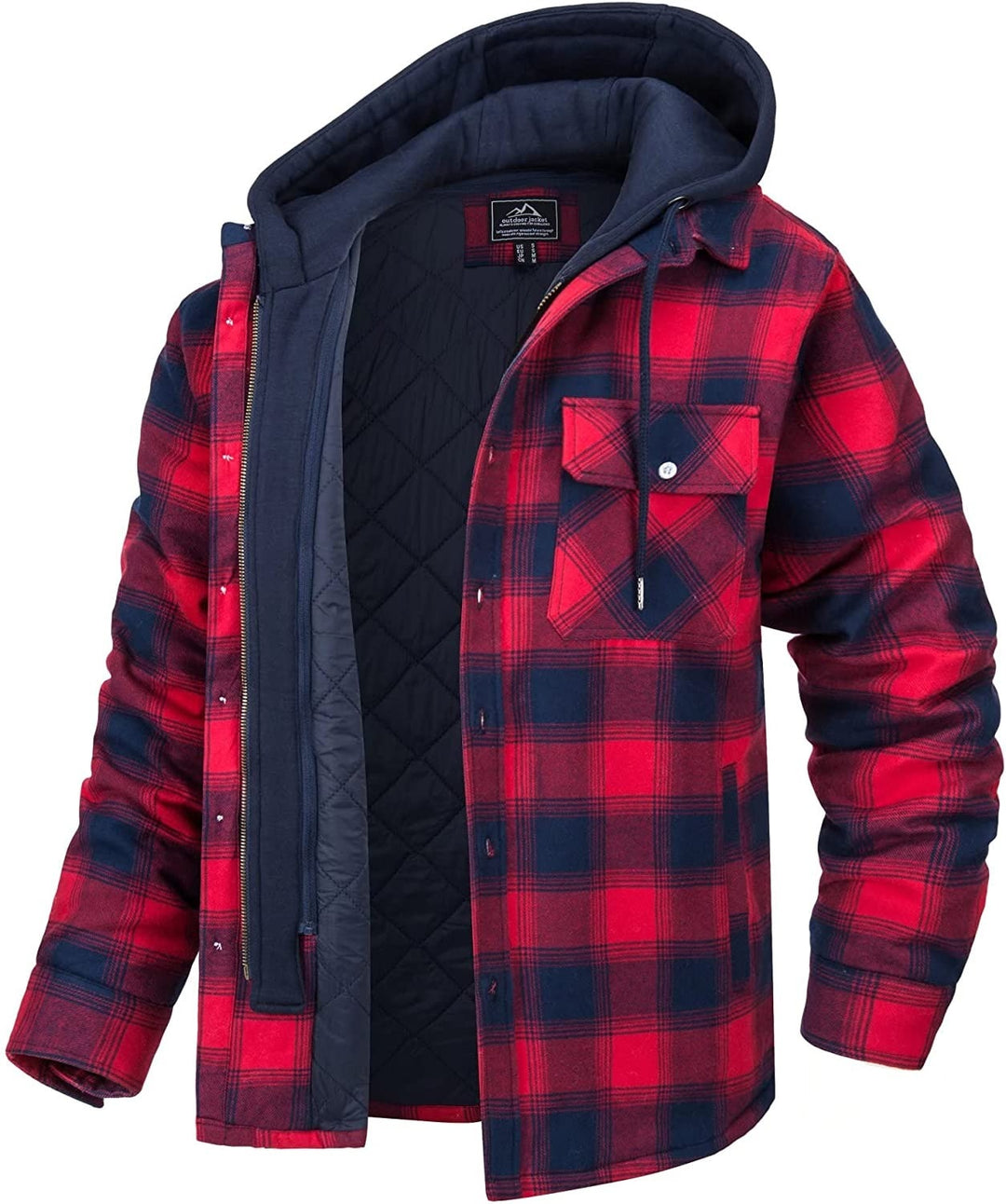 Veste Hiver Quiltée Chaude avec Capuche - vue 5