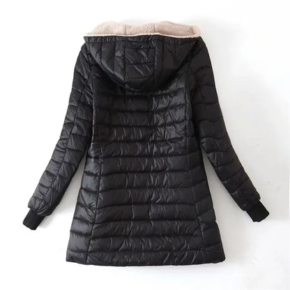 Veste Doudoune Ample Pour Femme Avec Capuche | Décontractée