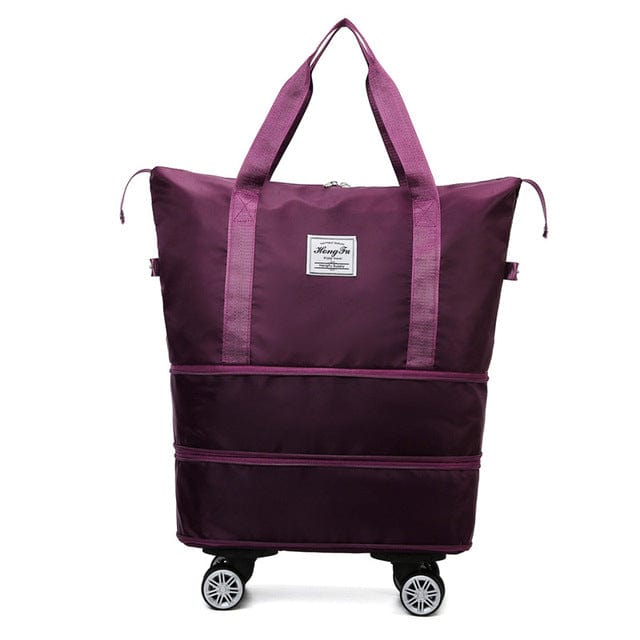 Valises Légers Pliantes avec Roulettes Colorées