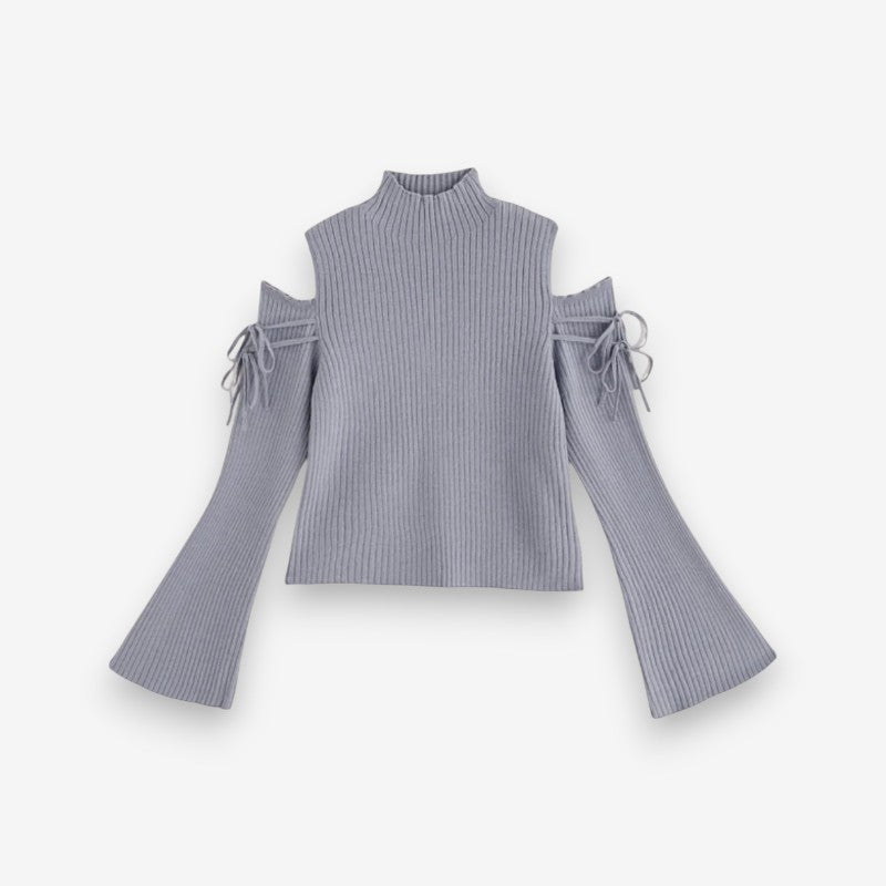 Pull Femme Col Rond Manches Longues Chic