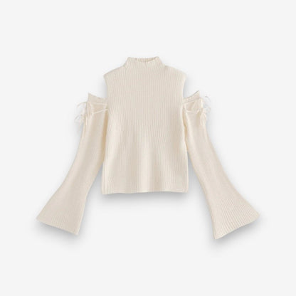 Pull Femme Col Rond Manches Longues Chic
