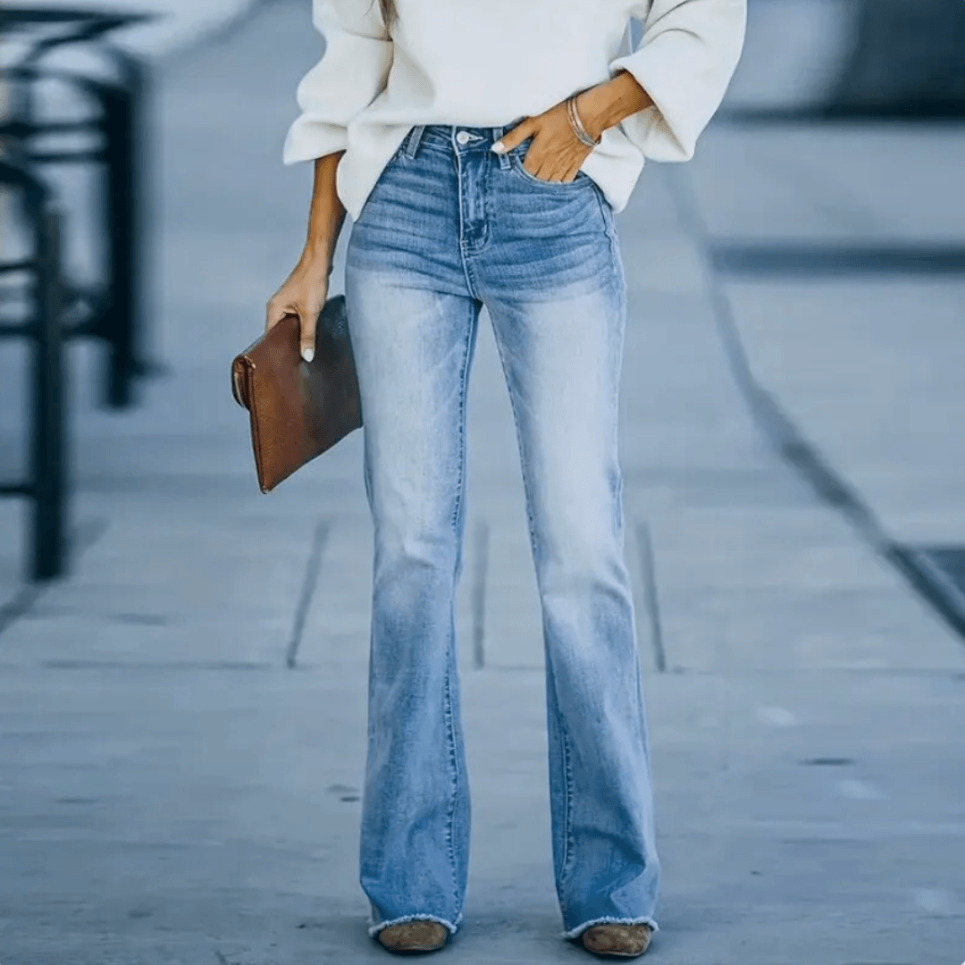 Jean Femme Printemps Talon Haut et Droit - BerlinGlamour