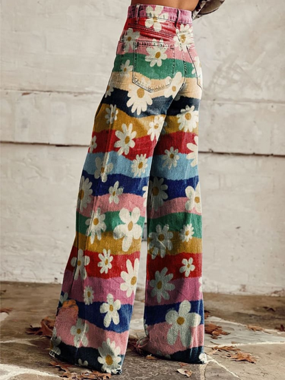 Pantalon Femme Décontracté Couleurs Unies avec Poches
