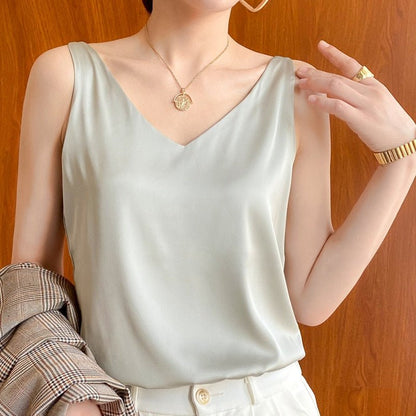 Blouse Femme Élégante Plissée pour Travail et Soirée