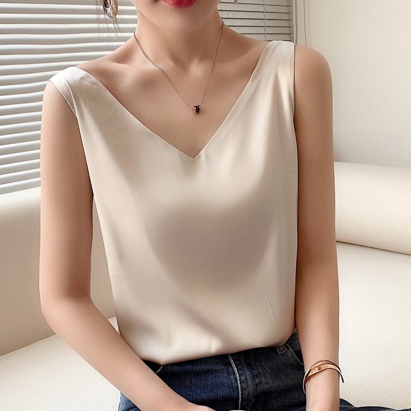 Blouse Femme Élégante Plissée pour Travail et Soirée