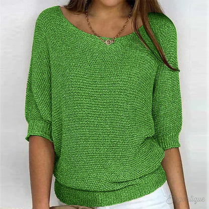 Pull Femme Tricot Élégant Printemps