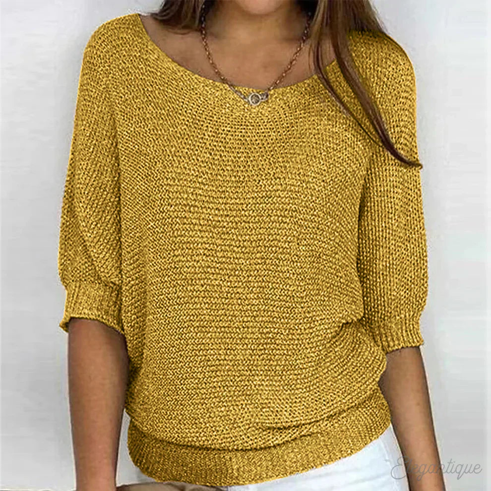 Pullover Élégant Femme Chic et Doux