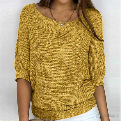 Pullover Élégant Femme Chic et Doux