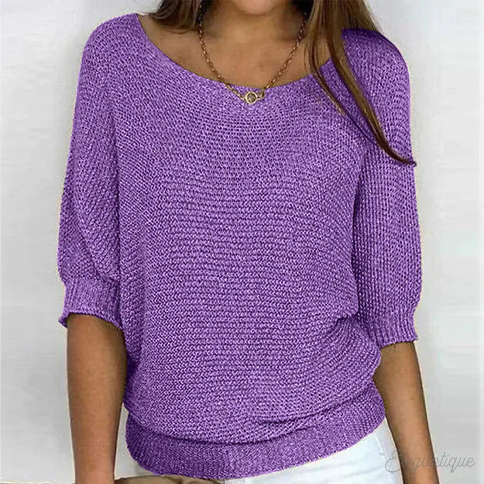 Pull Femme Tricot Élégant Printemps