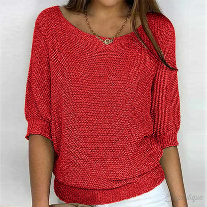 Pullover Élégant Femme Chic et Doux