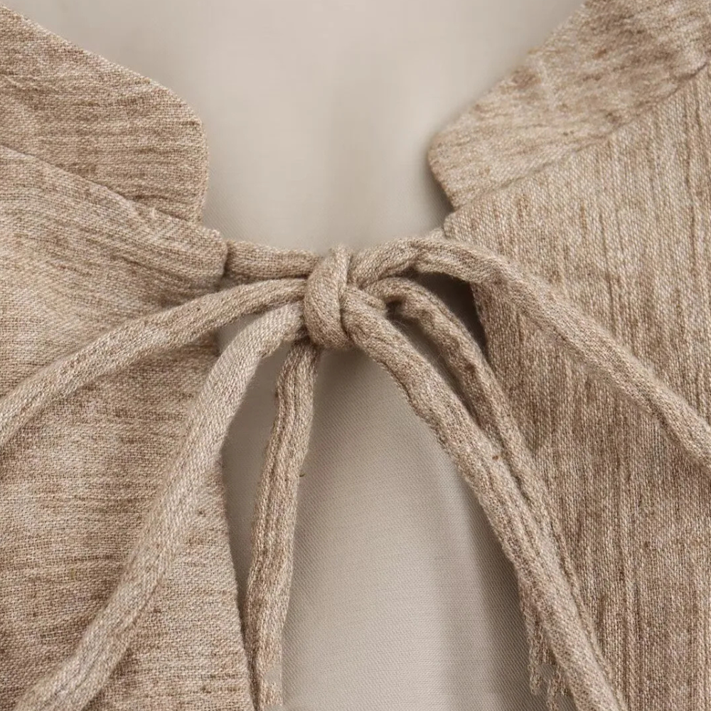 Cardigan Classique Beige - vue 6