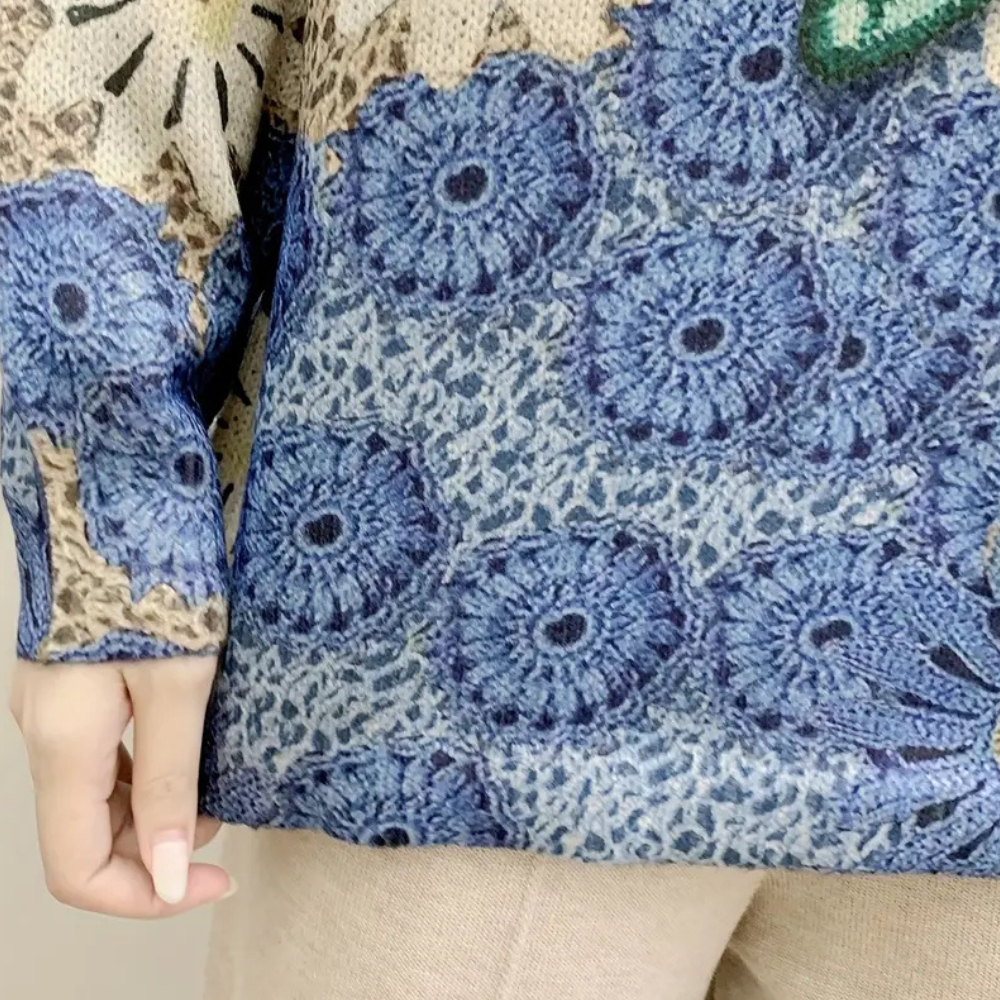 Pull Floral Tendance - vue 4