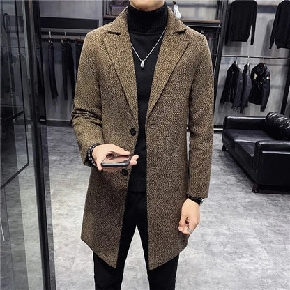Manteau Homme Hiver Chic à Fermeture Éclair