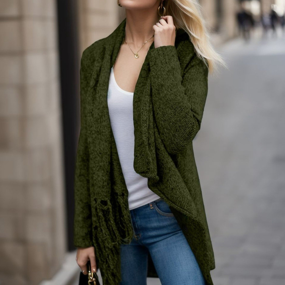 MIES - Cardigan à Franges pour Femmes