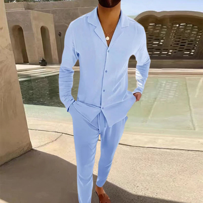 Chemise Lin Blanc Classique