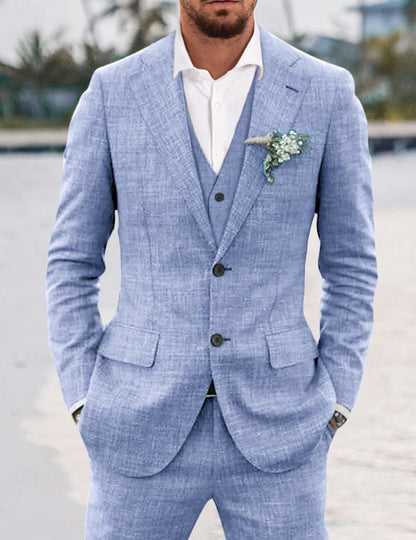 Costume Homme Mariage 3 Pièces Élégant et Raffiné