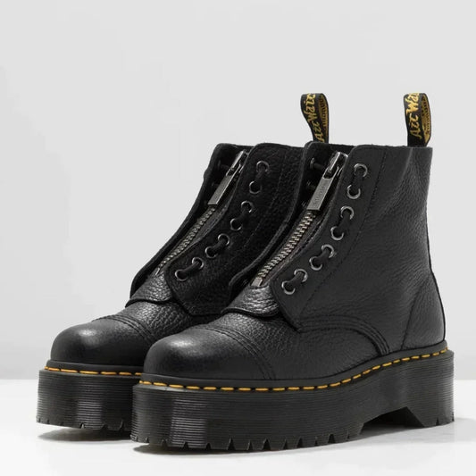 Bottes Femme Cuir Noir Chic et Élégantes - PanierRoyale