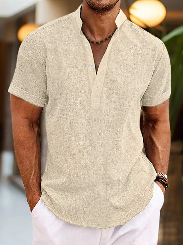 Chemise Homme Légère Manches Courtes pour Été