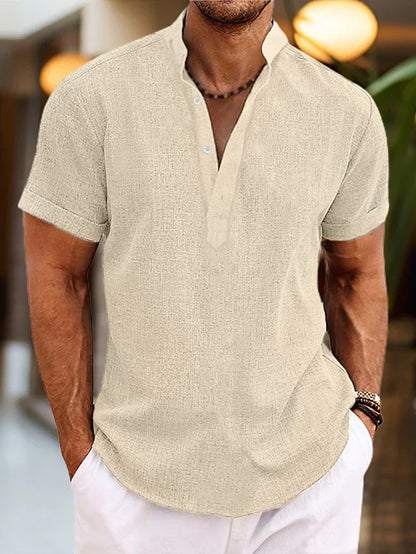 Chemise Homme Légère Manches Courtes pour Été
