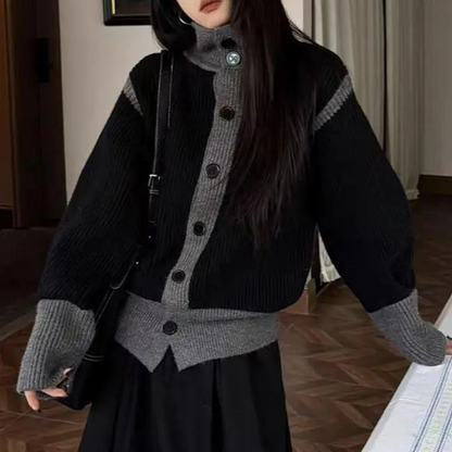 Cardigan Femme Tricoté Chic et Élégant - PanierRoyale